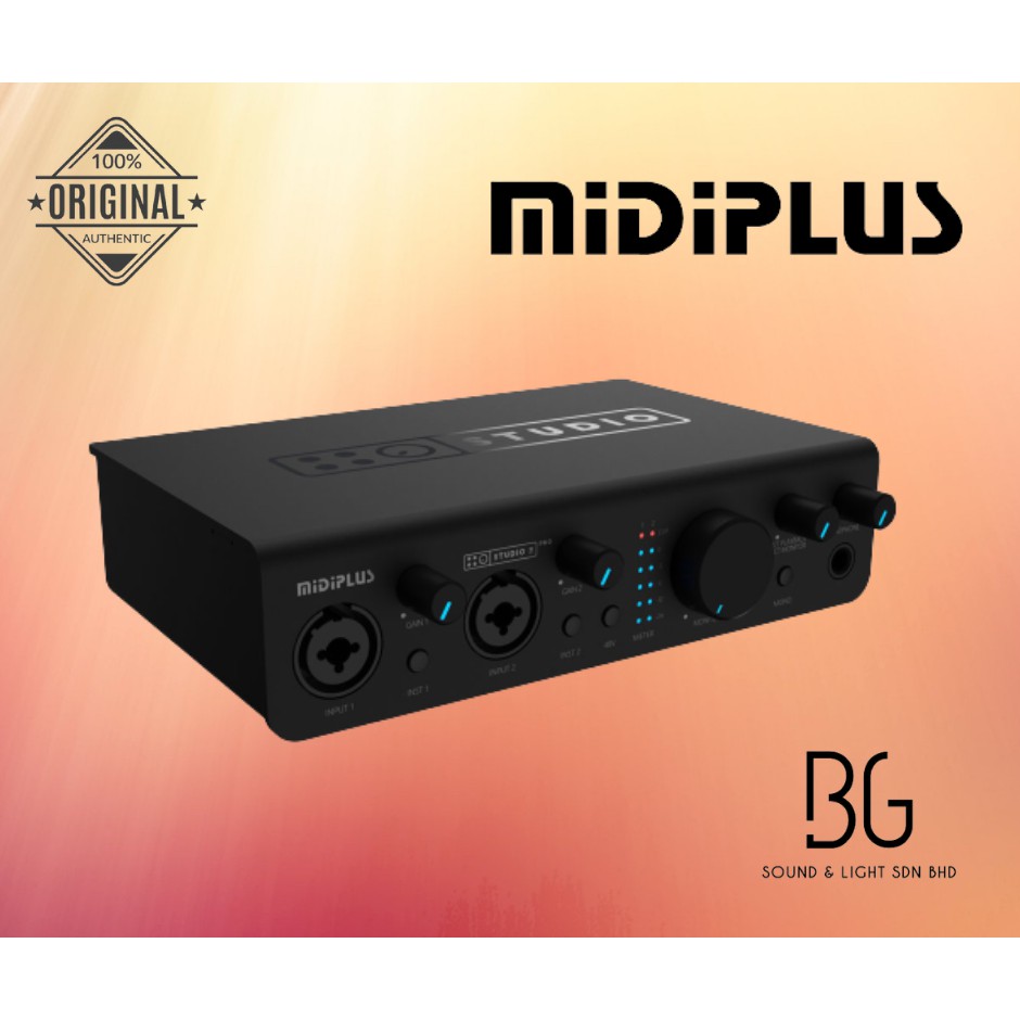 MIDIPLUS Audio Interface (Studio 2) Shopee Malaysia