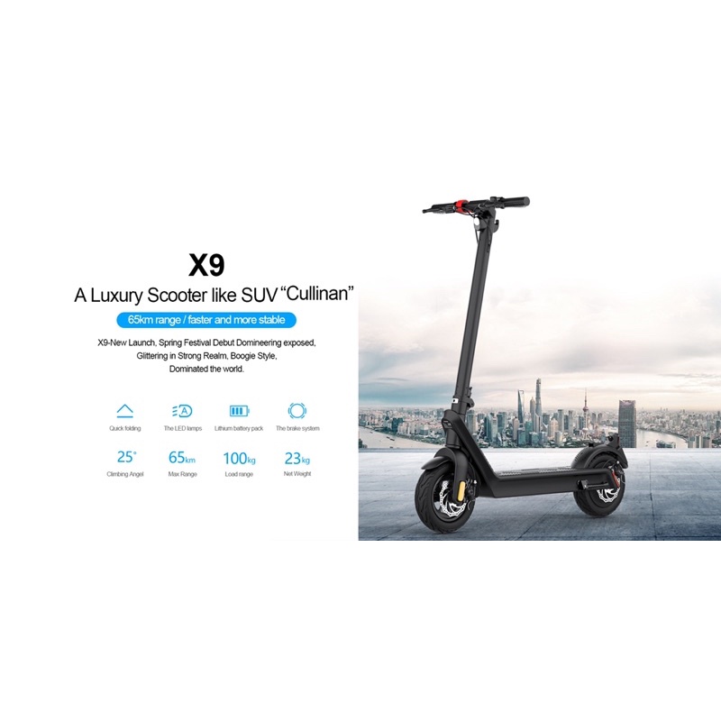 Hx X9 Plus Electric Scooter Shopee Malaysia