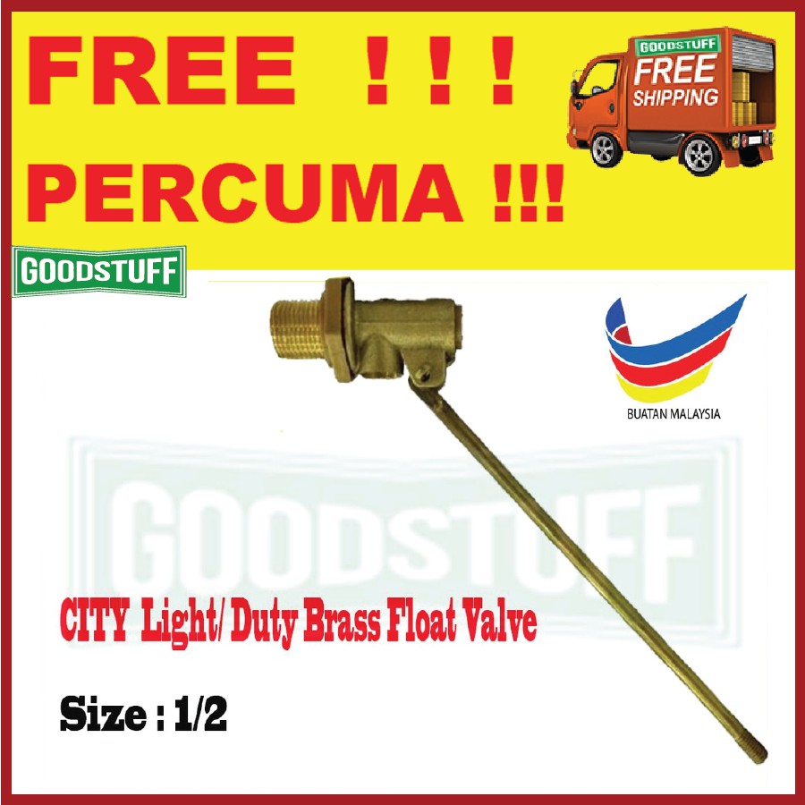 💥READY STOCK💥 CITY BRASS FLOAT VALVE SIZE 1/2" & 3/4" Shopee Malaysia