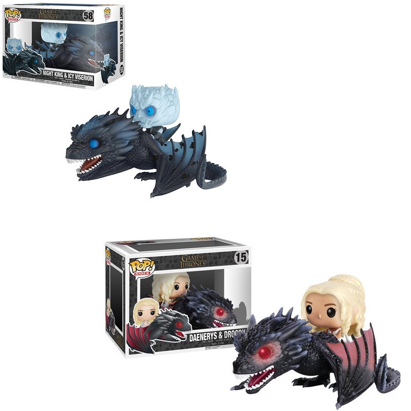 Dragon & daenerys action hot sale figure