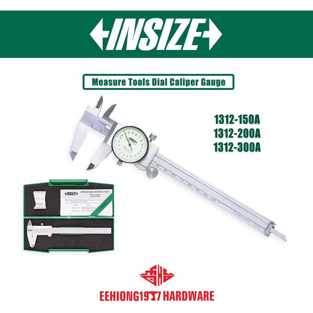 INSIZE 1312-150A 150mm 1312-200A 200mm 1312-300A 300m Measure Tools ...