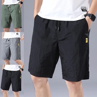 Men Shorts Drawstring Short Pants Casual Shorts Quick-Drying