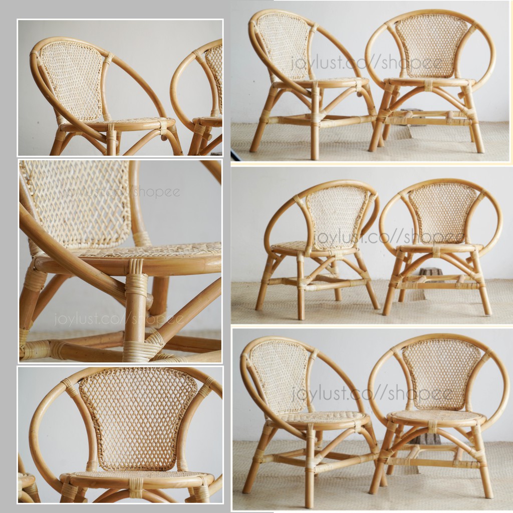 Rattan chair shopee deals
