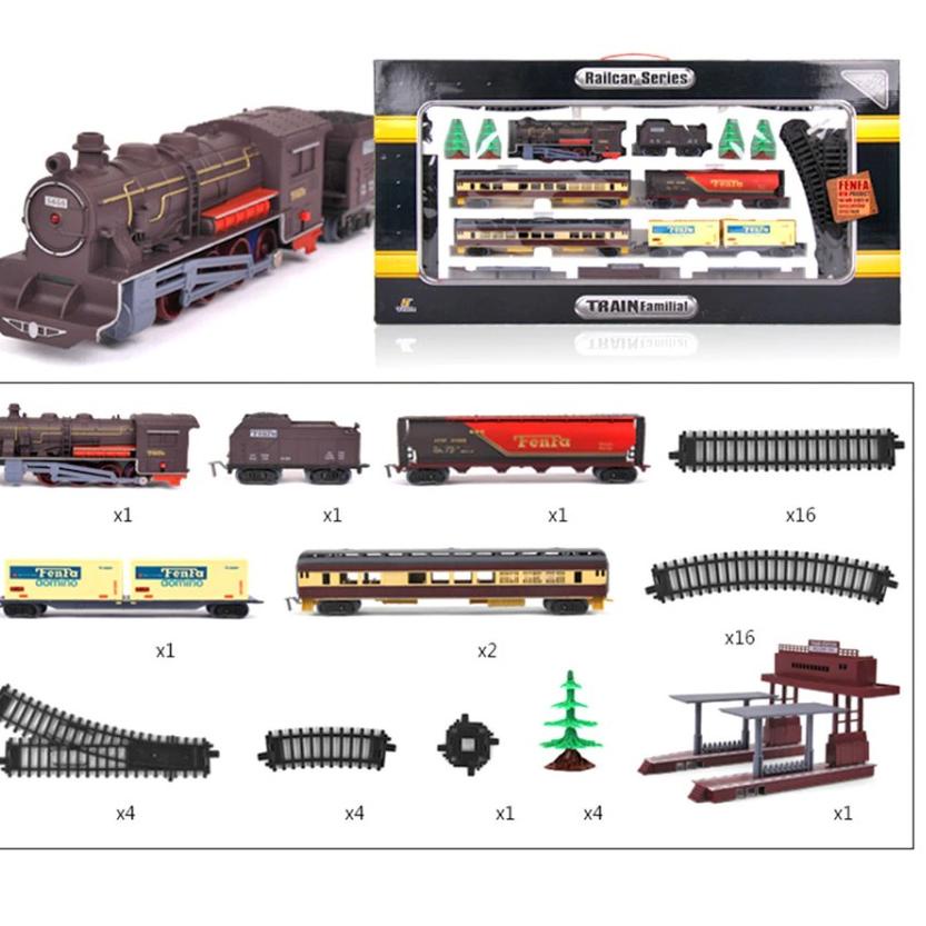 Original Fenfa Classical Music Train Set Simulation Railway Modern Kids