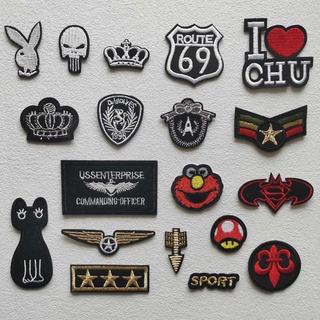 Janpanes Anime Patches On Clothes DIY Cartoon Badges Clothing  Thermoadhesive Patches Stripes Embroidered Patch For Clothing