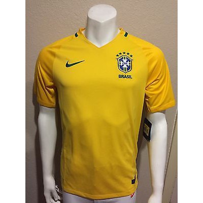 2016 17 Official Nike BRAZIL Home Football Soccer Shirt Jersey 724597 703