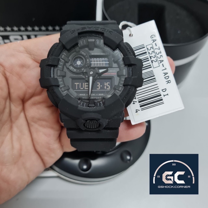 G SHOCK 35TH ANNIVERSARY GA 735A 1ADR GA 735A 1A GA 735A GA735A 35TH ANNIVERSARY BIG BANG BLACK