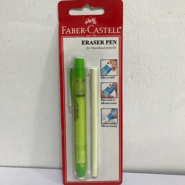 Faber Castell Eraser Pen Stationery Rubber Student School 4