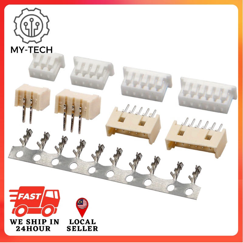 Set Micro Jst Connector Mm Pitch Female Straight Needle