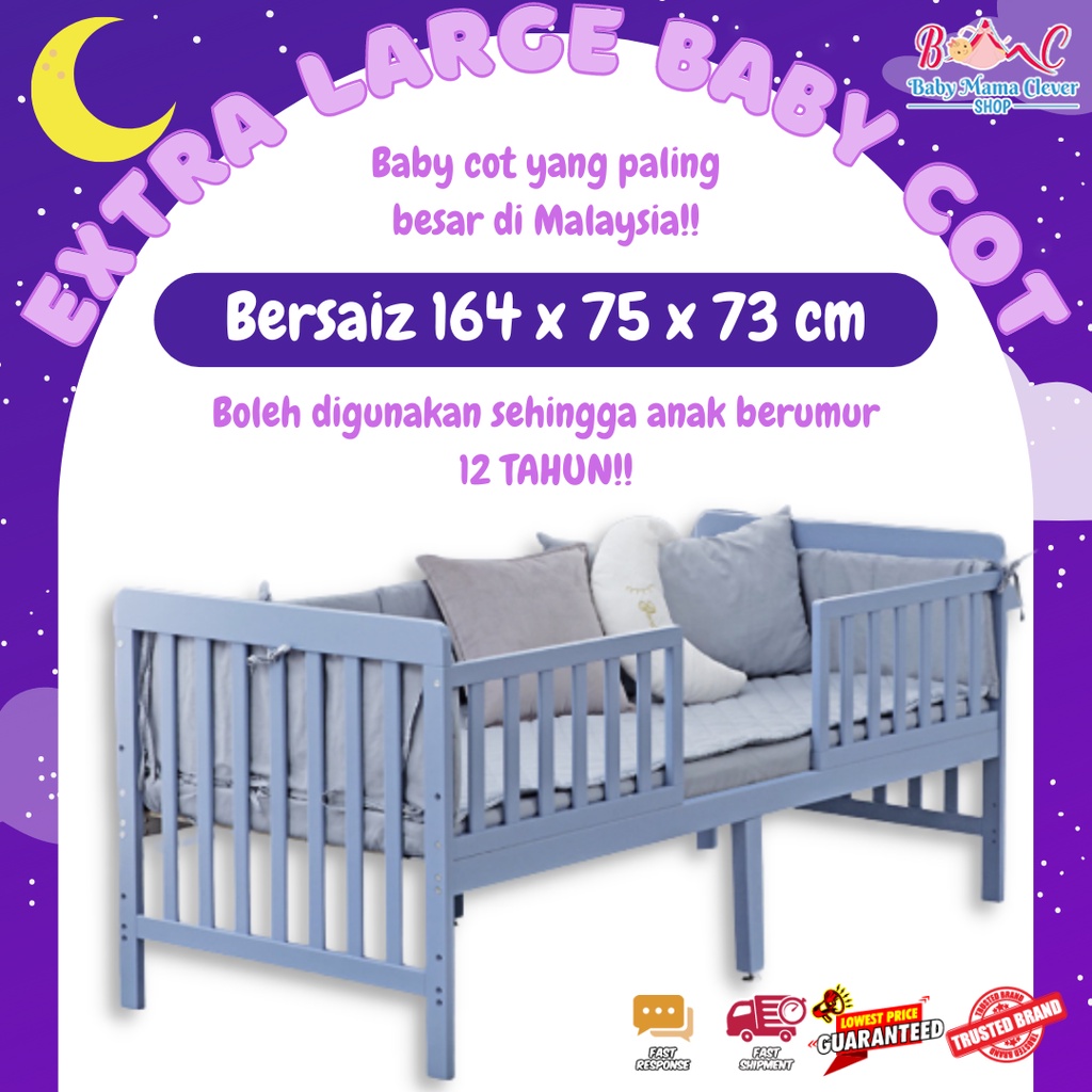 extra large baby cot katil baby adjustable baby cot katil baby crib