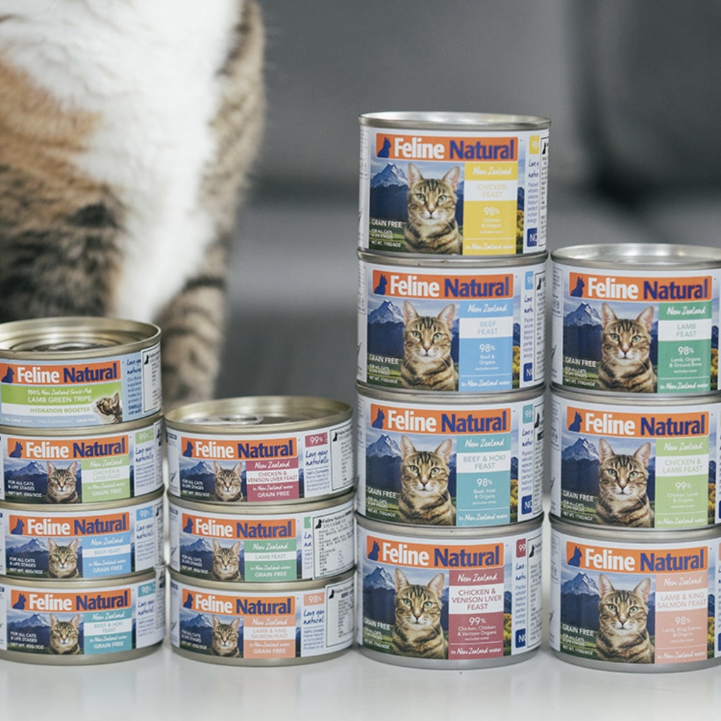 Feline natural 2024 canned food