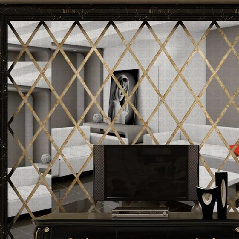 3D DIY acrylic mirror paste mirror fashion simple threedimensional