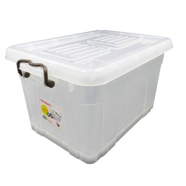 TOYOGO 38Lit Storage Container Box With Wheels Bekas Plastik Storage ...