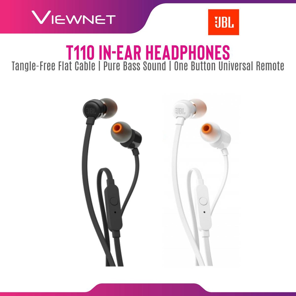 Jbl t110 right earphone best sale not working