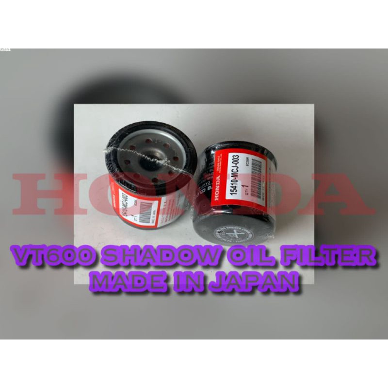 100%ORIGINAL MADE IN JAPAN HONDA VT600 SHADOW OIL FILTER(15410-MCJ-003 ...