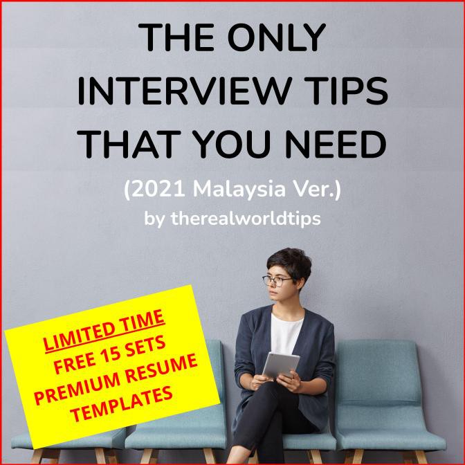2021 Interview Tips (Malaysia Edition) FREE Resume Templates | Shopee ...
