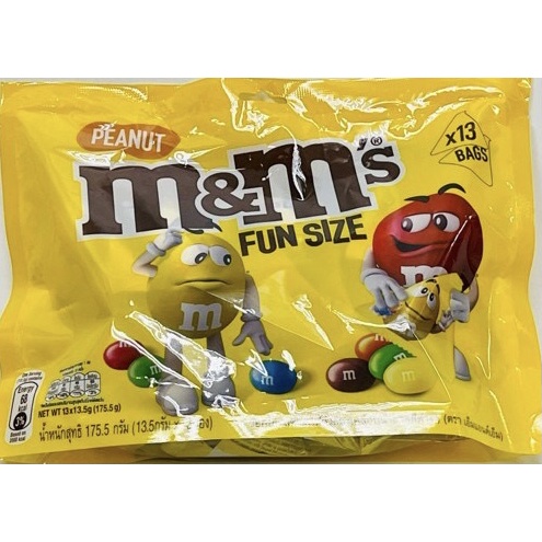 M&M Funsize Peanut Chocolate Candies 175.5g