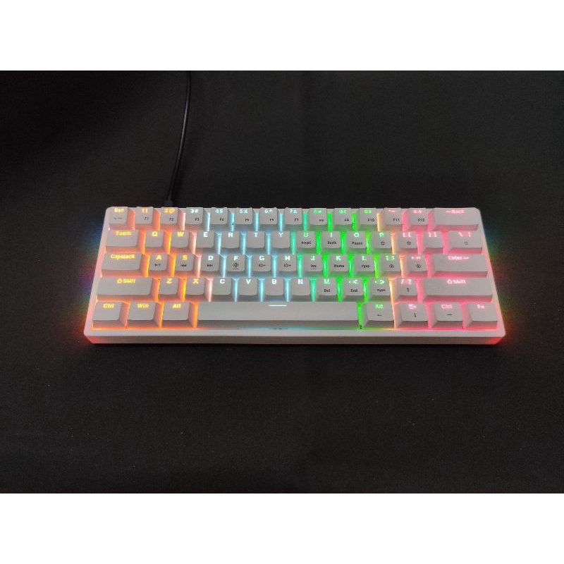 【Malaysia Stock】Leaven K620 Wired 61 key Mechanical Keyboard