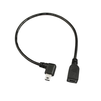 L Angled USB Mini b Male to Female Mini USB Cable | Shopee Malaysia