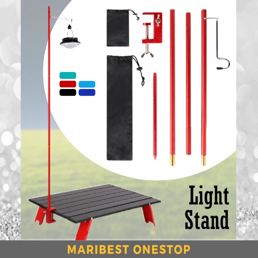CAMPING LIGHT STAND Outdoor Portable Camping Lantern Frames Folding