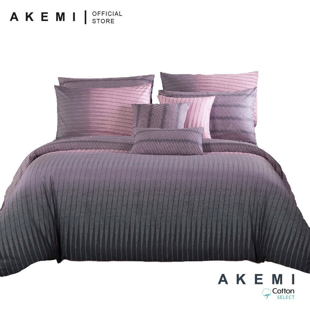 AKEMI Cotton Essential Adore 730TC Quilt Cover Set Lemuel (Super