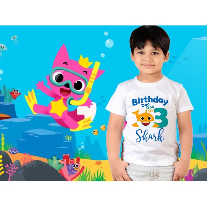 Baby shark best sale 1 birthday shirt