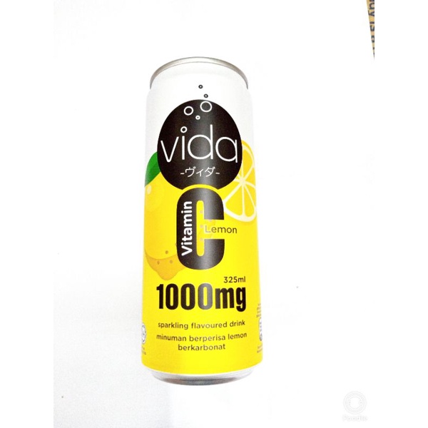Vida Lemon Vitamin C 1000mg Sparkling Drink 325ml Shopee Malaysia