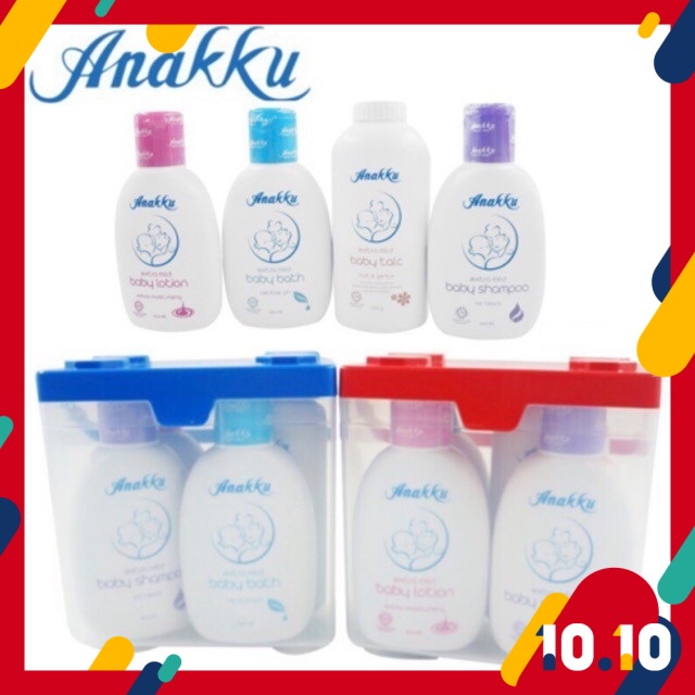 Anakku Toiletries Travel Set 4 in 1 / Mandian Lengkap Bayi / Mandian ...