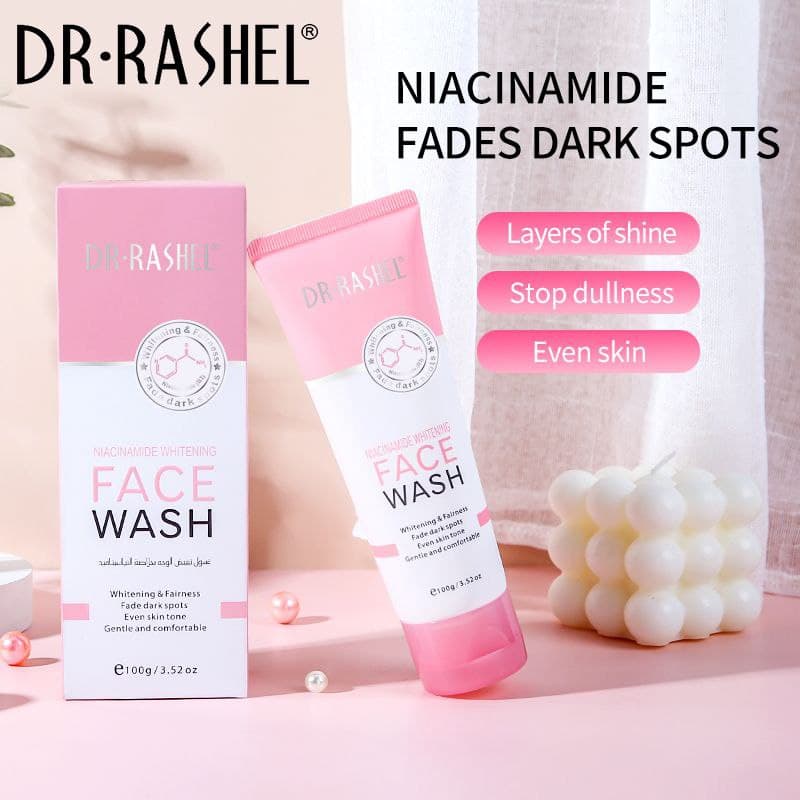 DR RASHEL NIACINAMIDE WHITENING FADE DARK SPOTS FACE WASH 100G (DRL