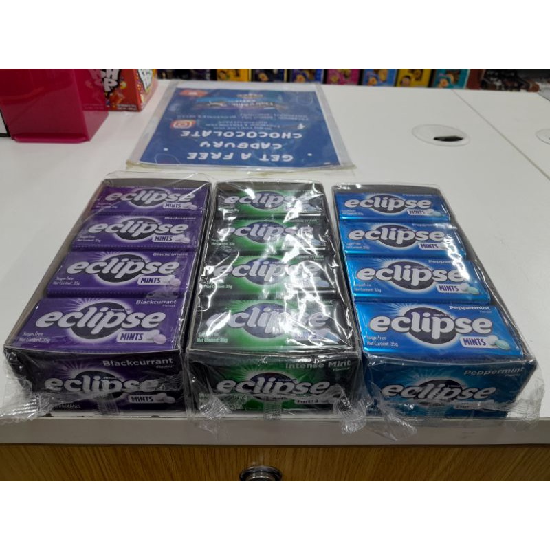ECLIPSE SUGAR FREE MINT LOZENGES (280G) (8 X 50 MINT PACKAGES) Shopee