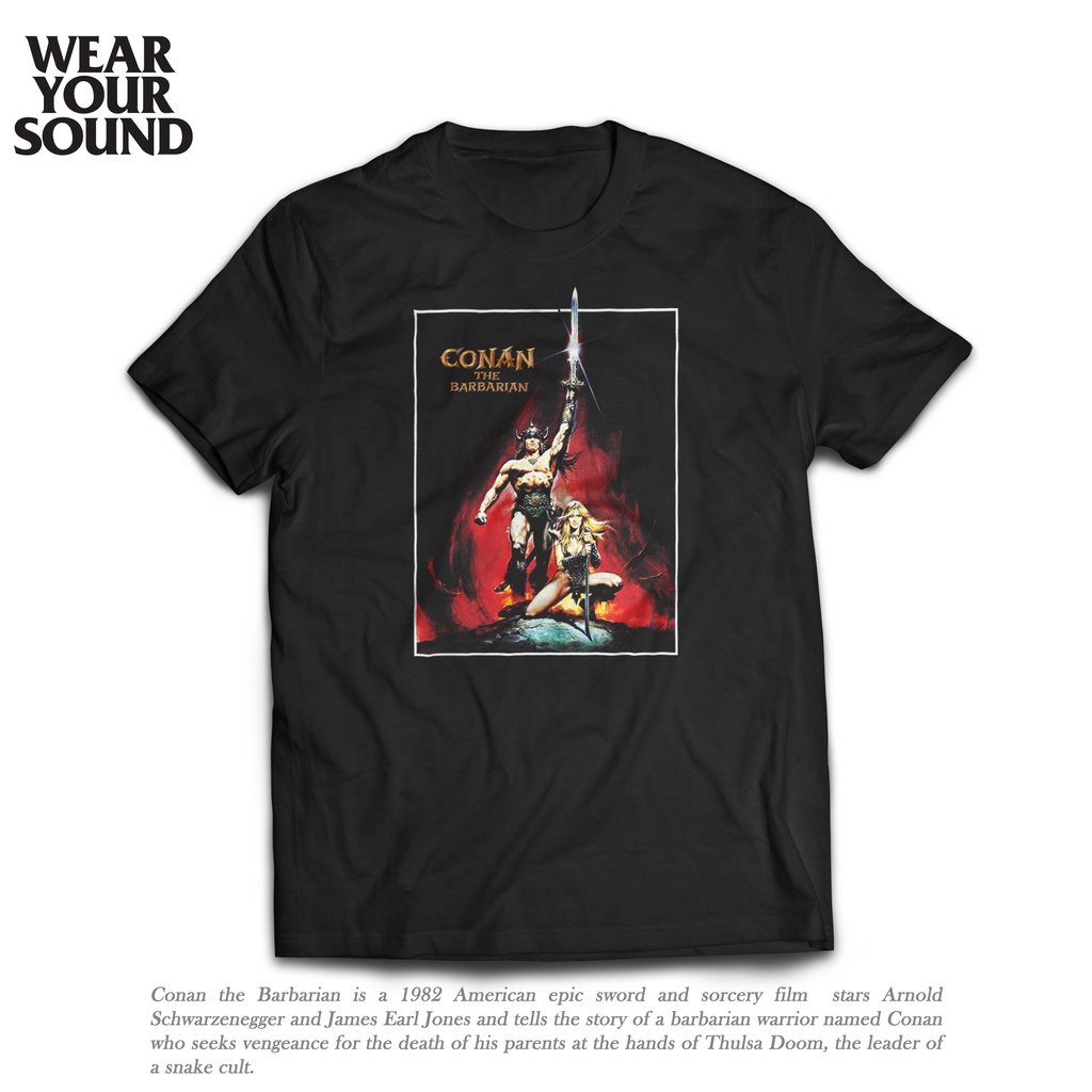 T-shirt Conan 100% Coton Homme - Coupe Classique - Col Rond - Manches Courtes - Design Décontracté Et Intemporel
