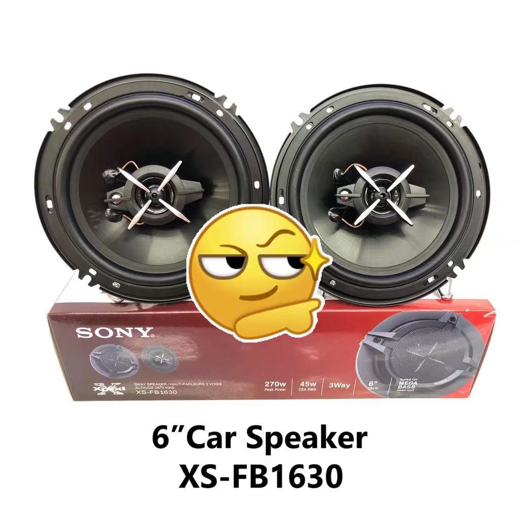 SONY XPLOD 6 INCH XS-FB1630 3 WAY CAR COAXIAL SPEAKER 270W Pioneer ...