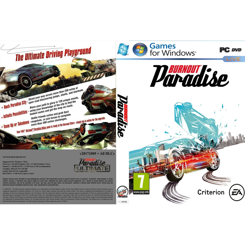 Burnout Paradise: The Ultimate Box + All DLCs PC GAME [Offline] | Shopee  Malaysia