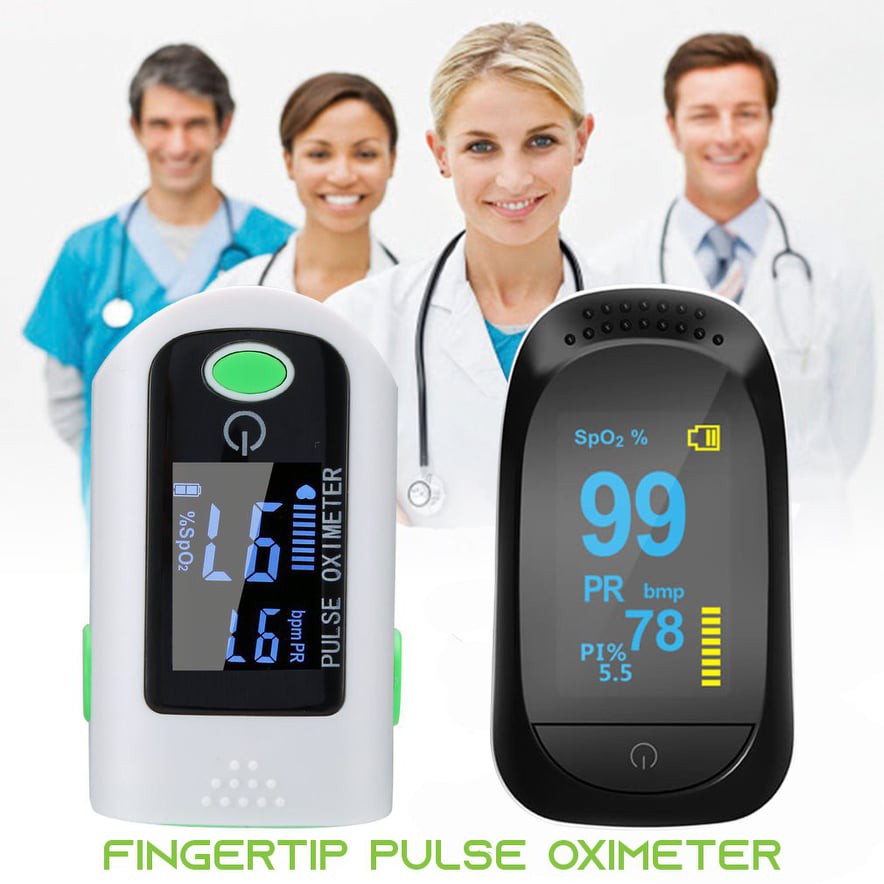 Blood Oxygen Monitor Finger Clip Pulse Oximeter Oxygen Saturation ...
