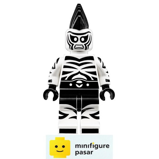 sh323 The Lego Batman Movie 70907 Zebra Man Minifigure New