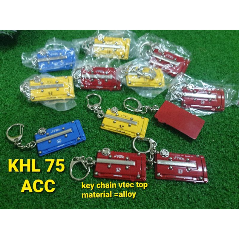 Vtec top engine alloy metal key chain | Shopee Malaysia