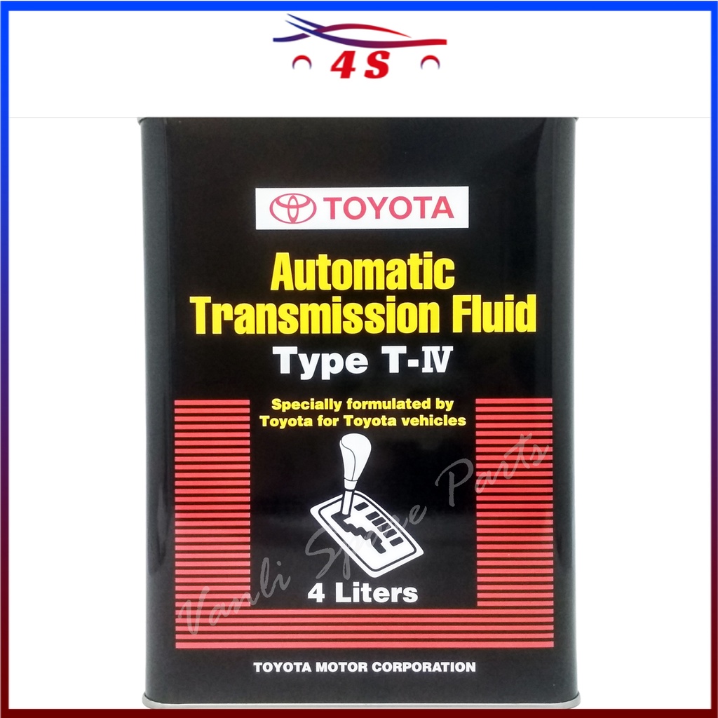 Toyota ATF Type T-IV Gear Oil 4L - 08886-81400 | Shopee Malaysia