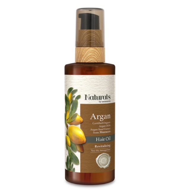 Naturals By Watsons Argan Hair Oil 100ml Shopee Malaysia 6324