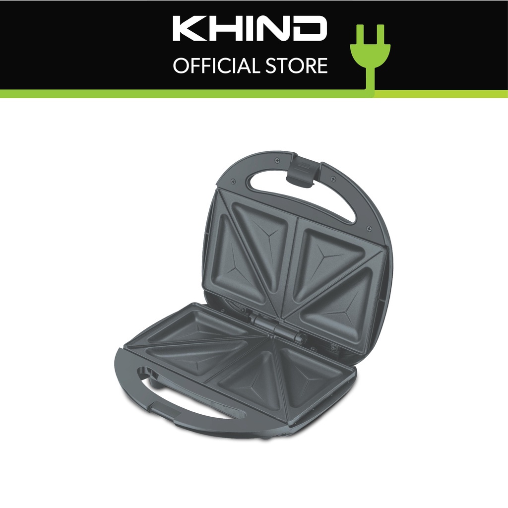 KHIND Sandwich Maker Toaster | Pembakar Sandwic ST750 | Shopee Malaysia