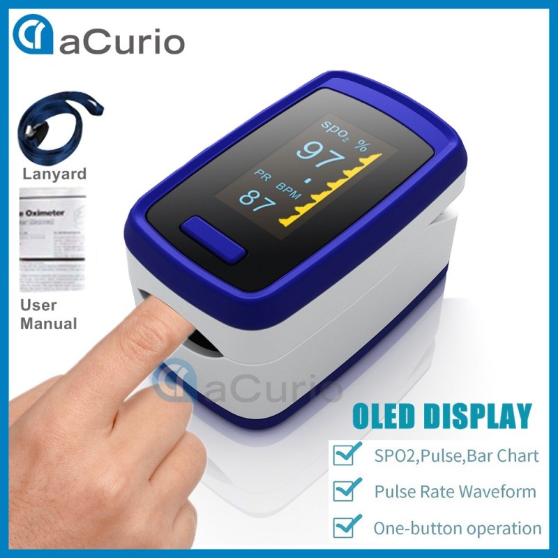 (READY STOCK) AS302 Fingertip Pulse Oximeter - Oxygen Saturation ...
