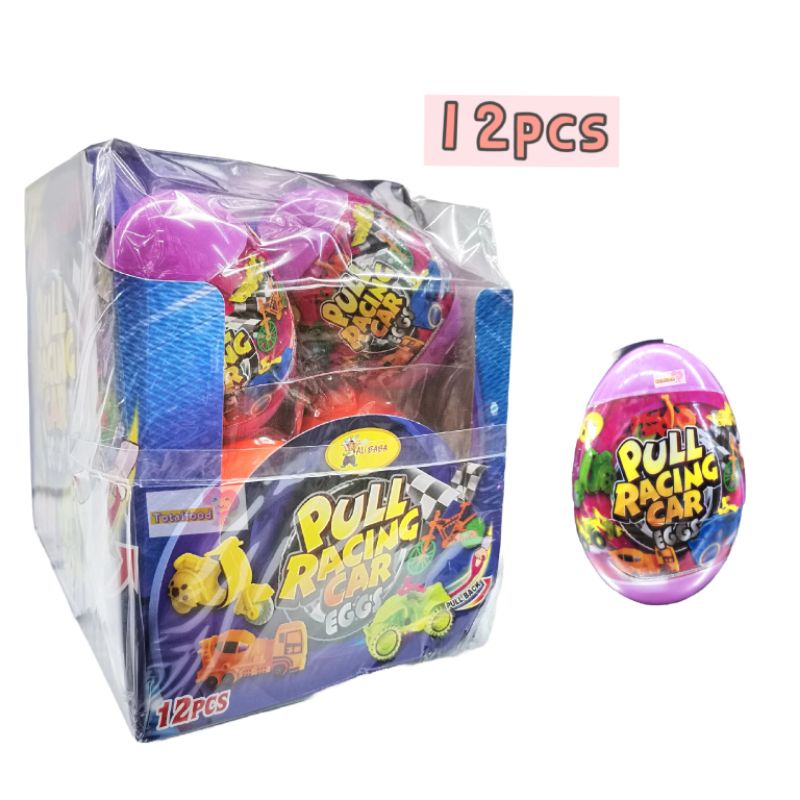 Ali Pull Racing Car Eggs mystery toy 12pcs (height =12cm) | Shopee Malaysia