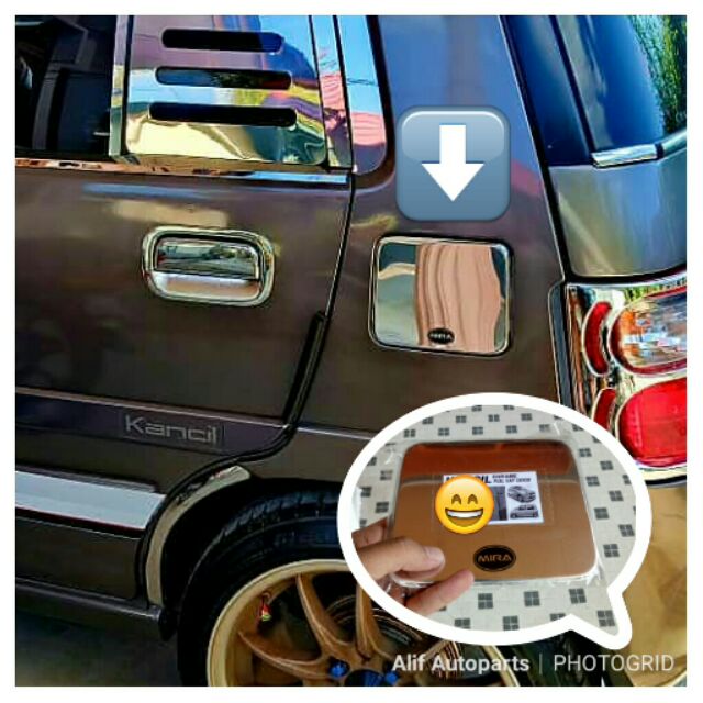 💥READY STOCK💥Fuel Cap Cover Tank Perodua Kancil Chrome Krom Shopee