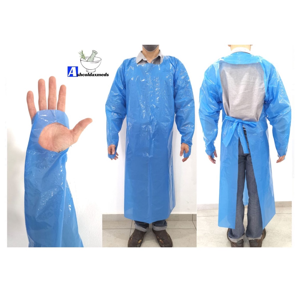 25-Pack Kids Disposable Plastic Aprons - Clear, Waterproof, 21.7x25.6 Inch, For Painting, Cooking, Crafts, & Messy Play