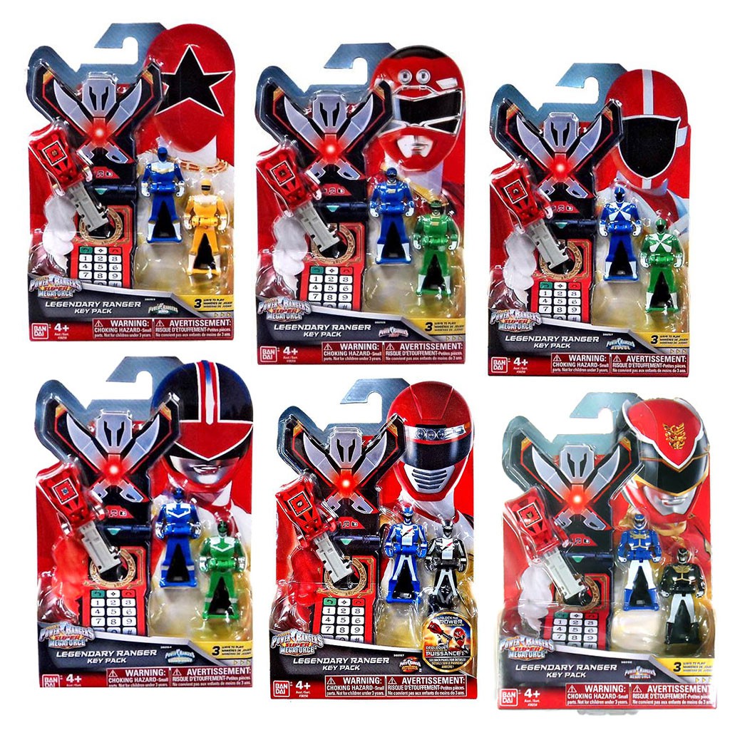 Power rangers super megaforce best sale legendary ranger key pack