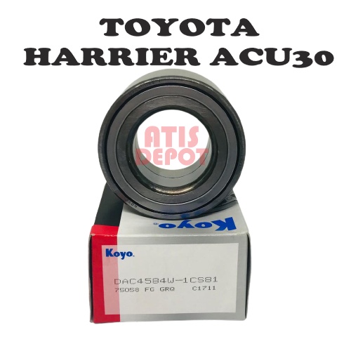 KOYO TOYOTA HARRIER ACU30 100% ORIGINAL Made In JAPAN Front Wheel