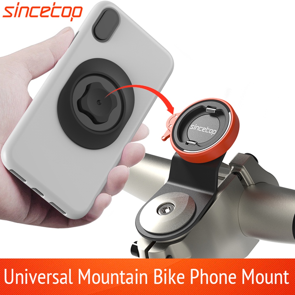 SinceTop Mountain Bike Phone Mount,Bicycle Cell Phone Holder,Universal