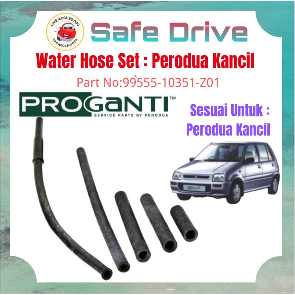LA009 ProGanti Perodua Kancil Bypass Hose Complete Set ( 9955510351Z01 ) Shopee Malaysia