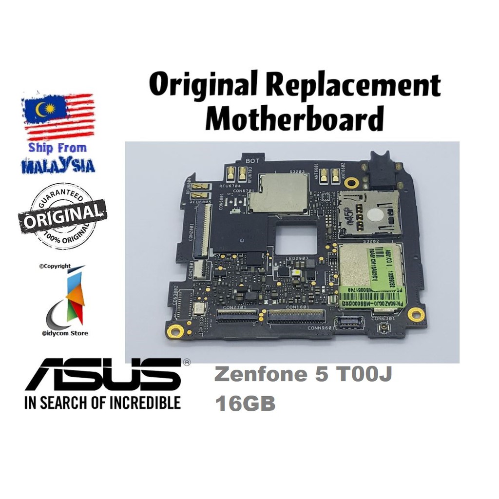 ASUS Zenfone 5 T00J 16GB Motherboard Main Board Replacement Part | Shopee  Malaysia