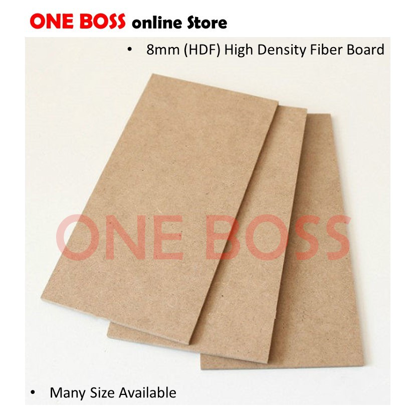 [ OF22 ] 5pcs 59cm x 59cm 8mm (HDF) High Density Fiberboard For