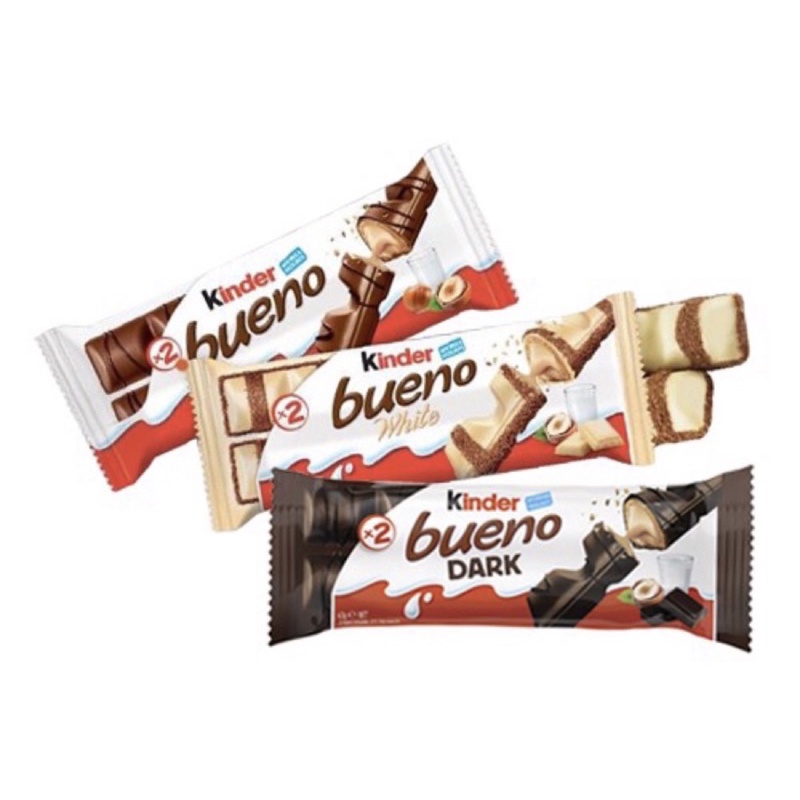 Kinder Bueno -Chocolate / Dark Choco / White (43g/ 39g) | Shopee Malaysia